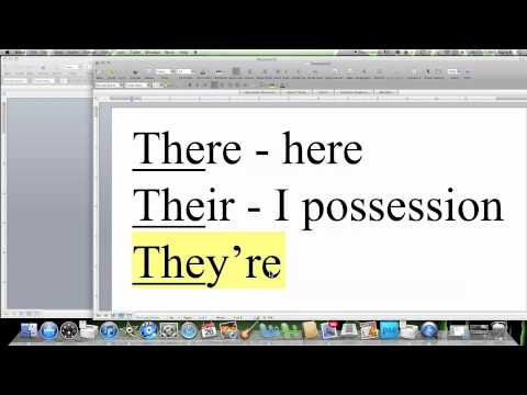 Spelling Tips: THERE, THEIR, THEY'RE  – How to Spell Words, Confused Words