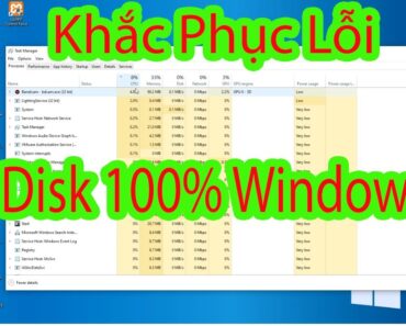 Sửa Lỗi Win 10 Full Disk 2020 | Khắc phục máy tính bị chậm , đơ giật lag.. cơ bản !