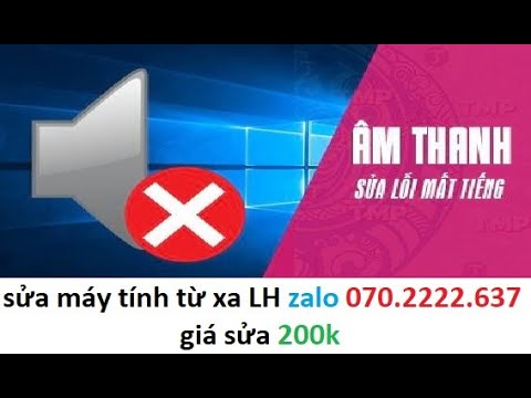 Sửa lỗi máy tính không có loa loa bị dấu x đỏ gạch chéo