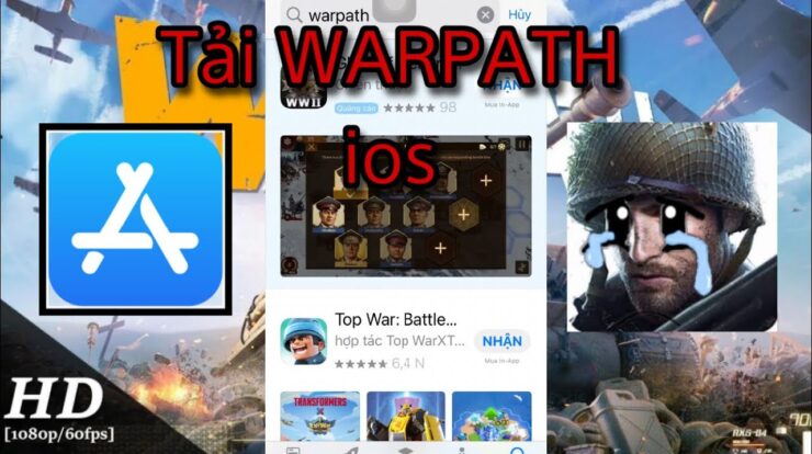 Tải game Warpath trên IPhone/IPad/iOS dành cho iCloud mới