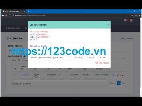 Tải miễn phí source code website bán hàng php laravel luận văn tốt nghiệp