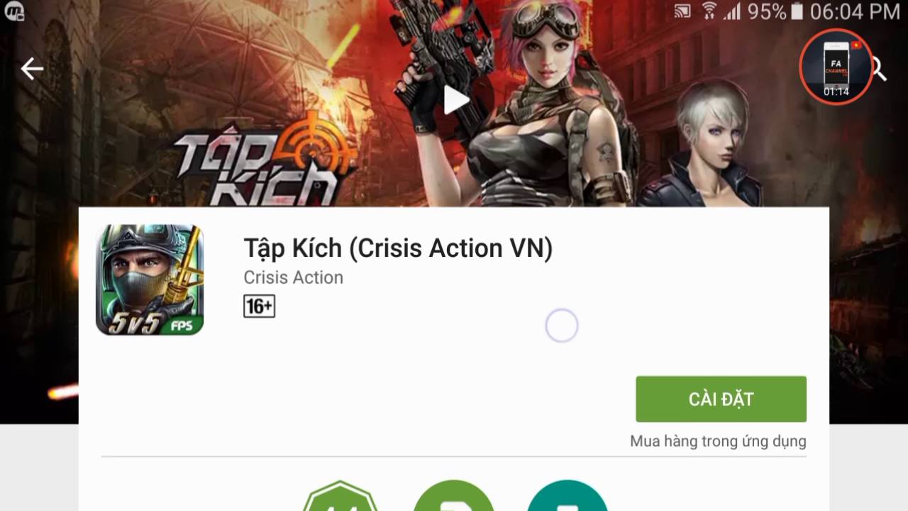 Tập Kích #2 – Hướng Dẫn Tải Game Tập Kích Bị Xóa Khỏi Chplay , Appstore ?¿ | F.A Channel VN