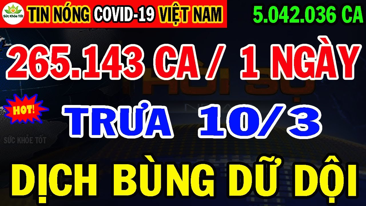 🛑Tin Khẩn TRƯA 10/3:VN TĂNG CHÓNG MẶT 5 TRIỆU CA MẮC, Y TẾ QUÁ TẢI TRẦM TRỌNG BÀ CON TỰ CỨU LẤY MÌNH