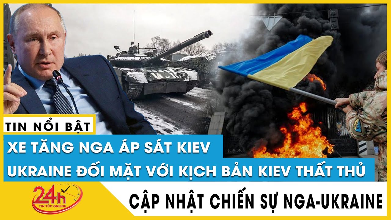 Toàn cảnh Chiến Dịch Nga Tấn Công Ukraine Trưa 11/3 Ukraine tung clip phục kích xe tăng Nga gần Kiev