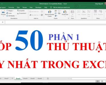 Tốp 50 thủ thuật hay nhất trong Excel – phần 1