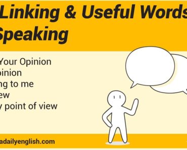 Top Linking Words for Speaking