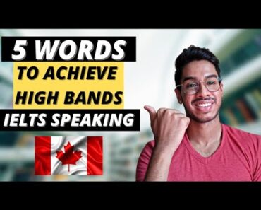 Use these 5 Words to score high in IELTS SPEAKING | Band 9 IELTS vocabulary !!