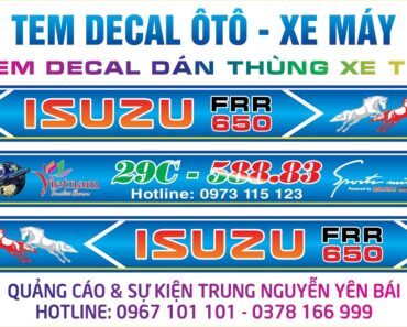 Vector Decal Dán Tem Ô Tô, Xe Bán Tải | Mẫu decal Ôtô | Dịch Vụ Dán Tem Xe Ô Tô, Xe Máy Tại Yên Bái