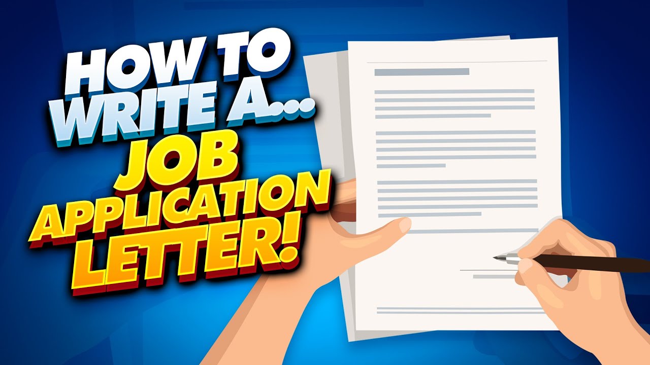 Writing a Job Application Letter! (4 TIPS, Words & Phrases + JOB APPLICATION LETTER TEMPLATES!)