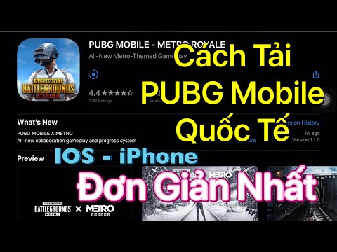 cách tải PUBG Mobile quốc tế ios – iPhone đơn giản nhất