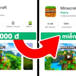 cách tải minecraft PE trên điện thoại android miễn phí mới nhất