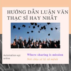 hướng dẫn luận văn thạc sĩ hay nhất