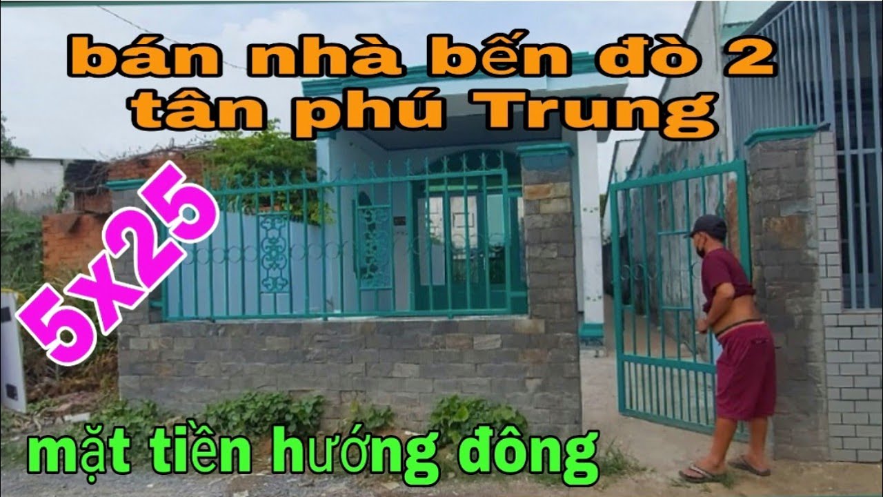 ms29, Nhà đất TMT Củ Chi giá rẻ, bán mẫu nhà cấp 4 sổ hồng riêng bến đò 2.