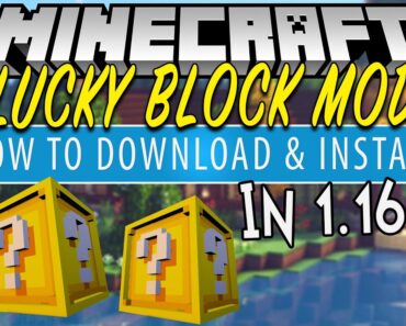 How To Download & Install the Lucky Block Mod in Minecraft 1.16.4