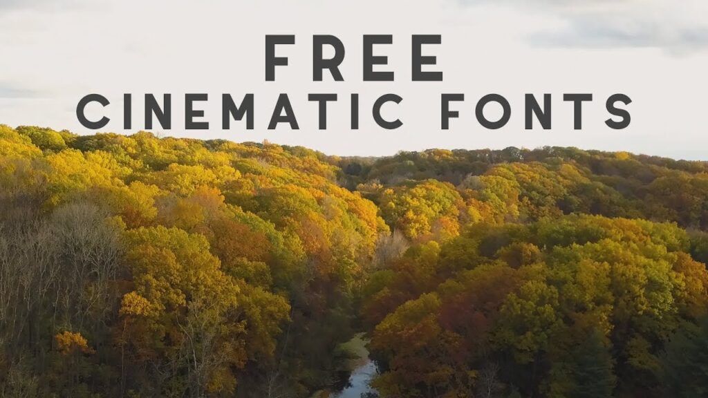 20 Cinematic Fonts // How to Download FREE