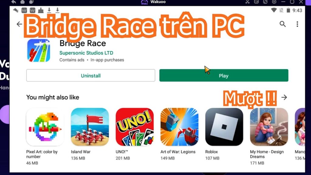 Bridge Race PC – Cách tải & sử dụng mượt trên Máy tính/ Laptop yếu