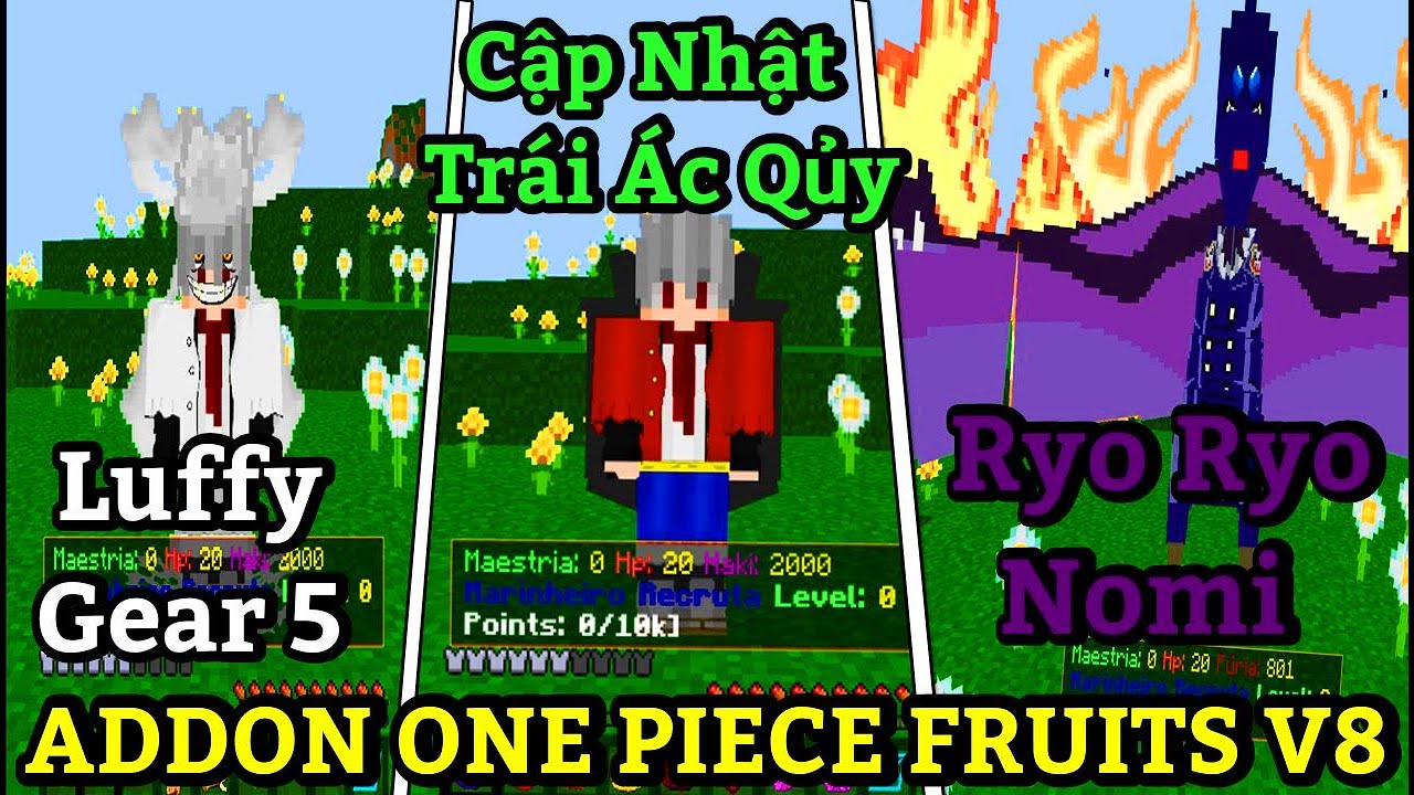 Cách Tải Và Cài Addon One Piece Fruits Cho Minecraft Pe Mới Nhất