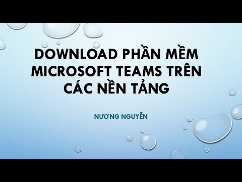 Cách tải phần mềm Microsoft Teams từ tài khoản Microsoft.