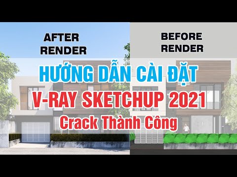 Cài đặt Vray Cho Sketchup 2021 | hướng dẫn cài đặt vray 5.0 cho sketchup