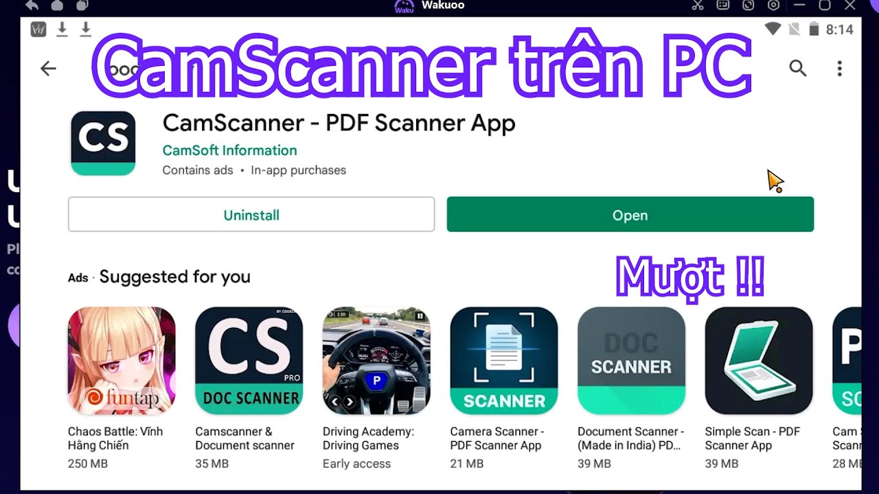 CamScanner: PDF Scanner App trên PC/ Máy tính – Cách tải cho Laptop Windows mượt nhất