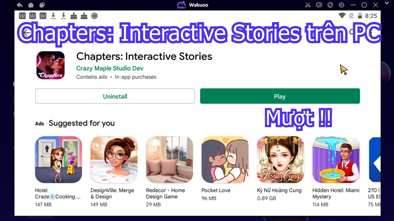 Chapters: Interactive Stories PC – Cách tải & chơi mượt trên Máy tính/ Laptop Windows