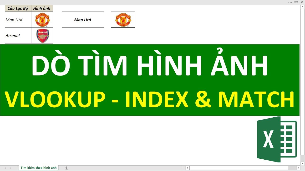 Dò tìm hình ảnh | Bài tập excel (nâng cao)