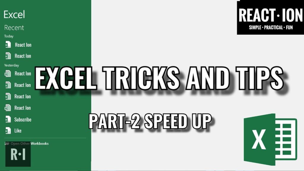 Excel Tricks & Tips – #2