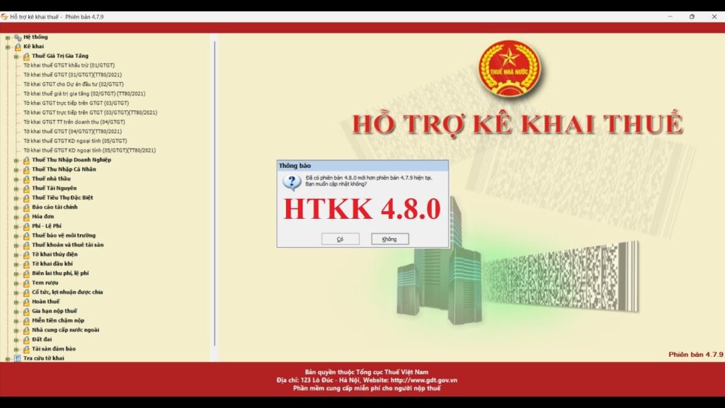 Hướng dẫn cài đặt HTKK 4.8.0 ngày 19/04/2022 không bị lỗi HTKK tự thoát | HTKK Mới