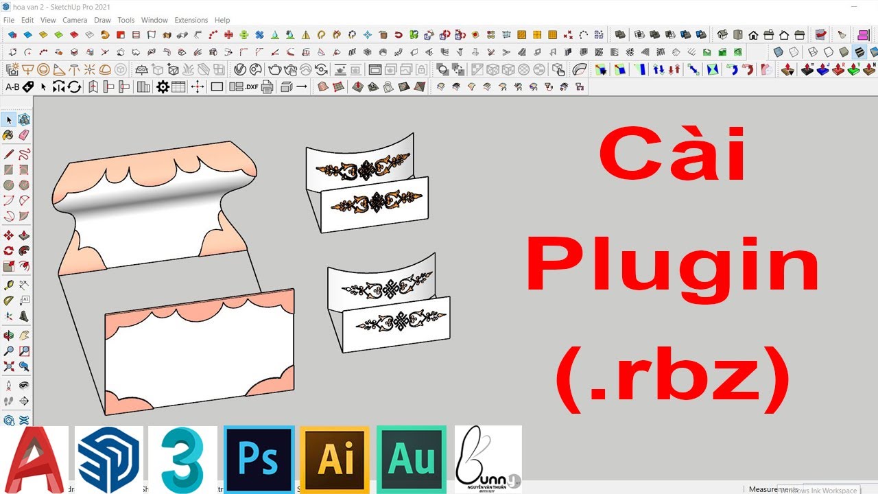 Hướng dẫn cài đặt plugin cho SketchUp 2021 | Cài plugin cho SketchUp 2021 |  bunnyht