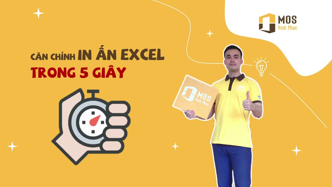 Thủ thuật Excel  – Cách căn chỉnh in ấn EXCEL nhanh chỉ mất 5s