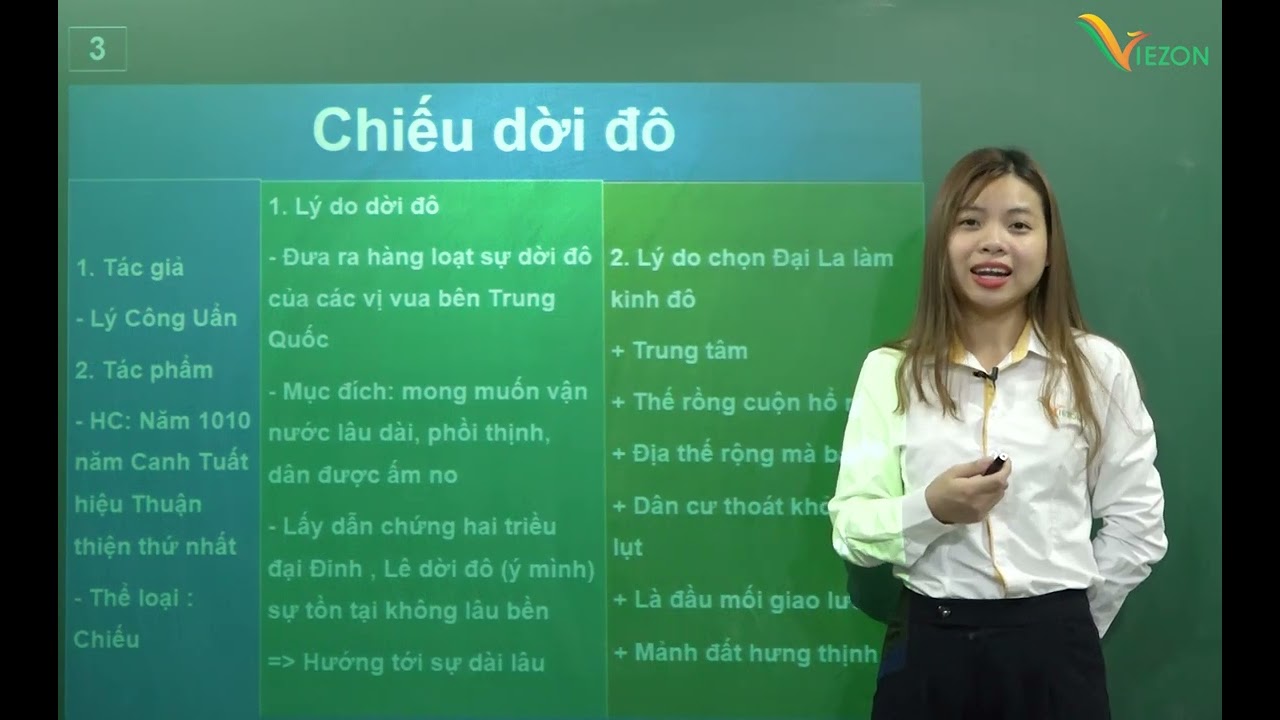 Văn bản nghị luận Trung đại Chiếu dời đô, Hịch tướng sĩ, Nước Đại Việt ta Bàn luận về phép học Văn 8