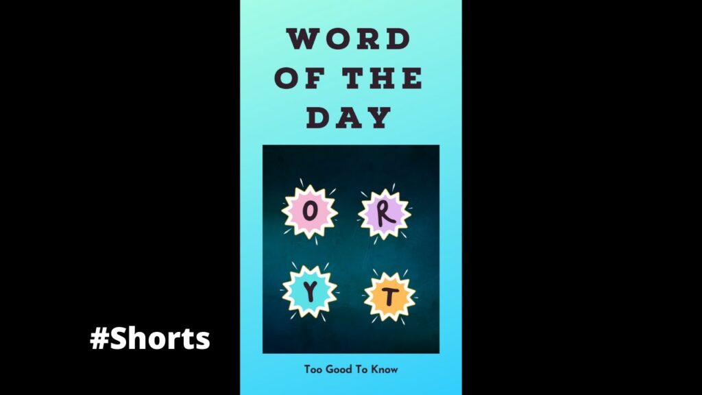 Word of the day –  Tyro | Learn new words everyday| Vocabulary Building | Shorts#55 | #Shorts