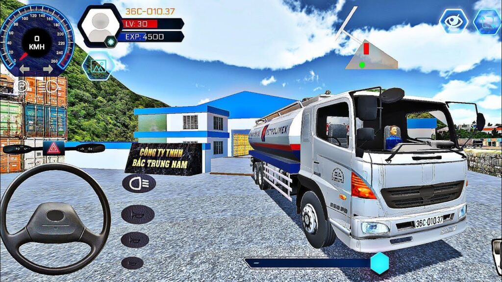 Xe tải HINO 500 chở xăng dầu | Truck Simulator Vietnam Game #3 | DM Android Games
