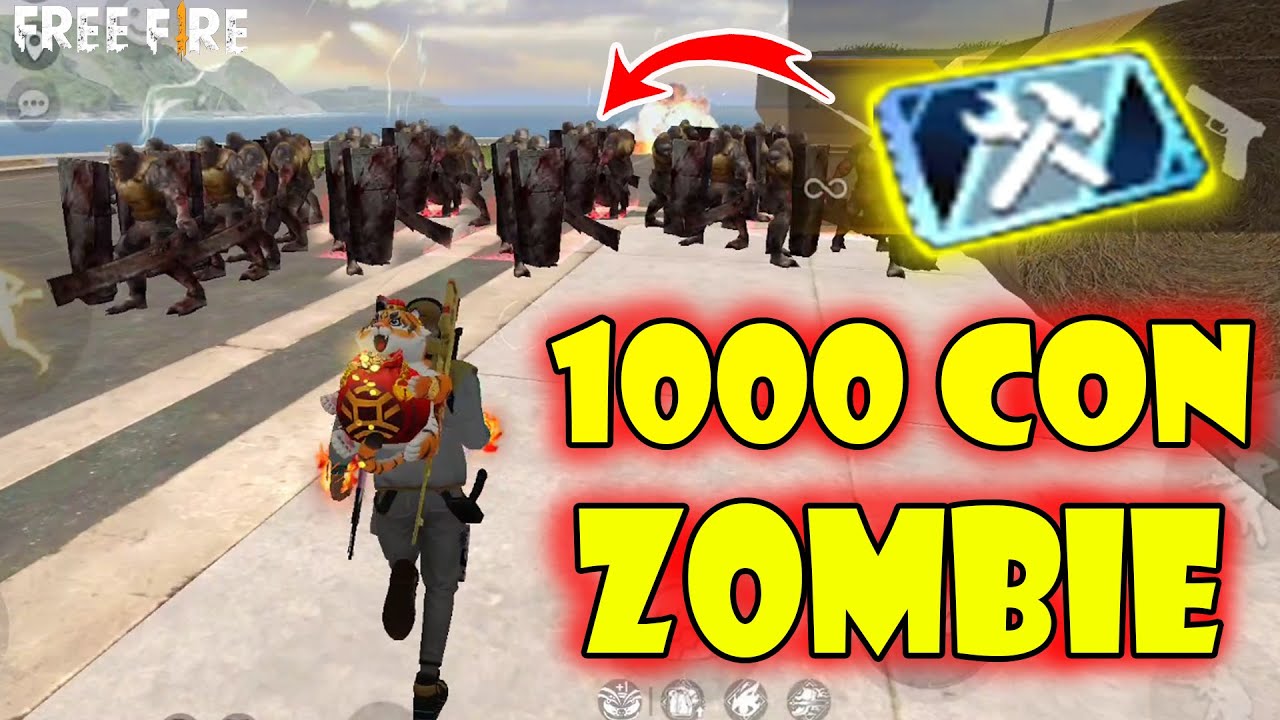 Cách Thiết Kế Phòng Thủ Zombie Mới Cực Dễ, Cộng Vào 1000 Con Zombie Trâu Bò Bắn Sẽ NTN ? | Free Fire