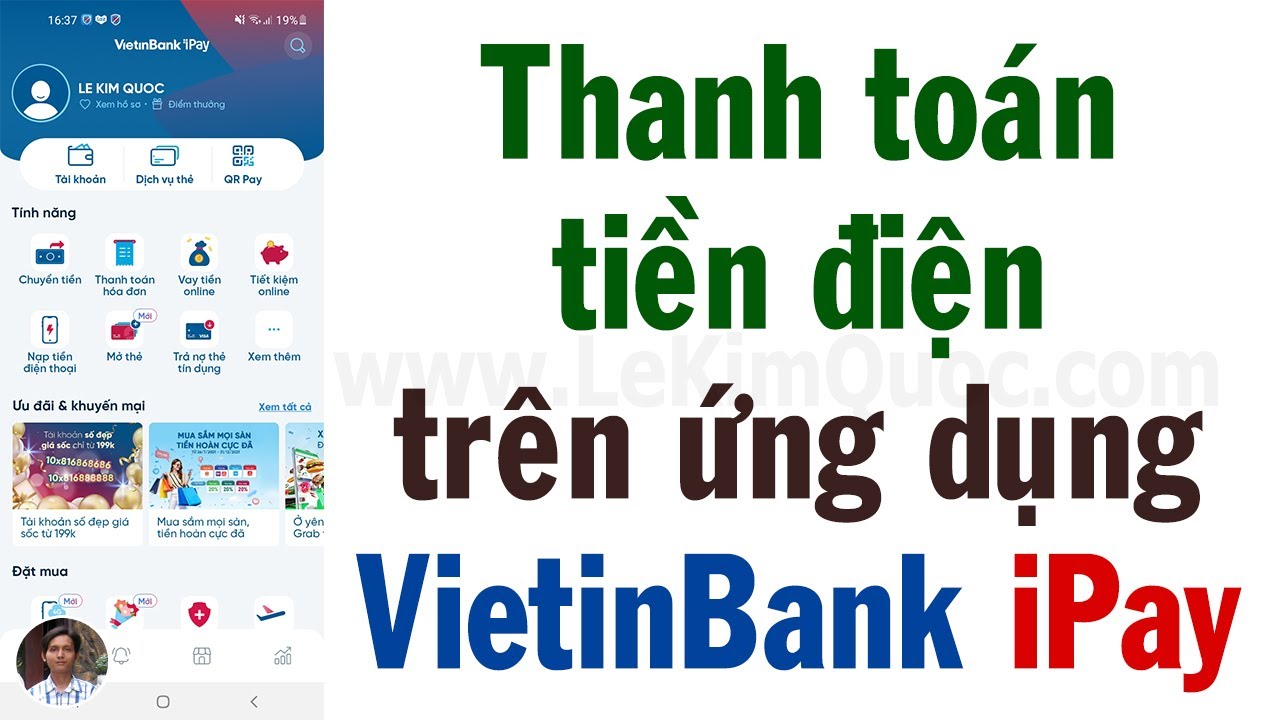 💡 Cách tải, cài đặt và đăng nhập ứng dụng VietinBank iPay để thanh toán tiền điện trên điện thoại