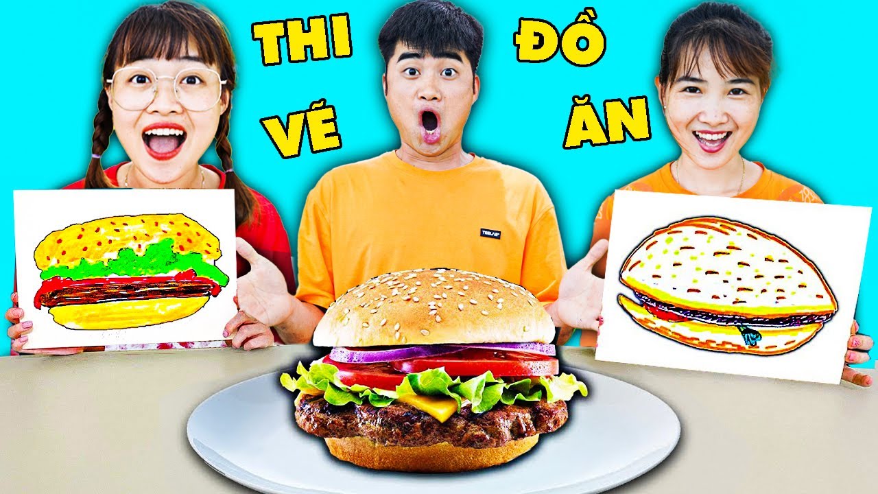 Hà Sam Thử Thách Ai Vẽ Đẹp Hơn Được Ăn Mẫu Vẽ – Họa Sĩ Đại Chiến