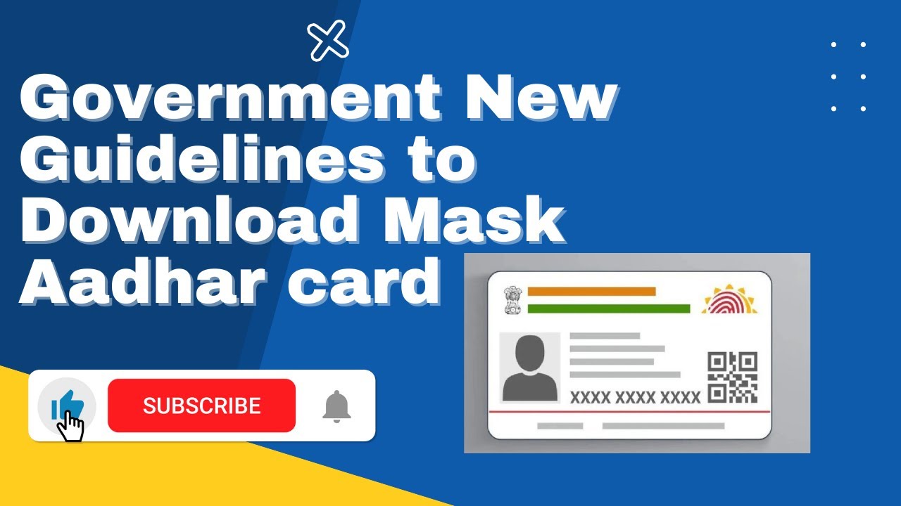 How to Download Mask Aadhaar card – New Guidelines