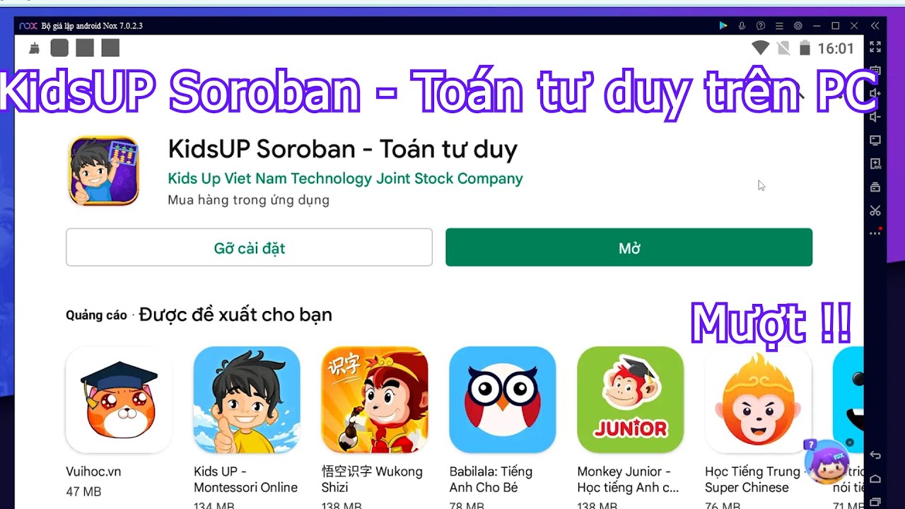 KidsUP Soroban: Toán tư duy PC – Cách tải & chơi mượt trên Máy tính, Laptop Windows