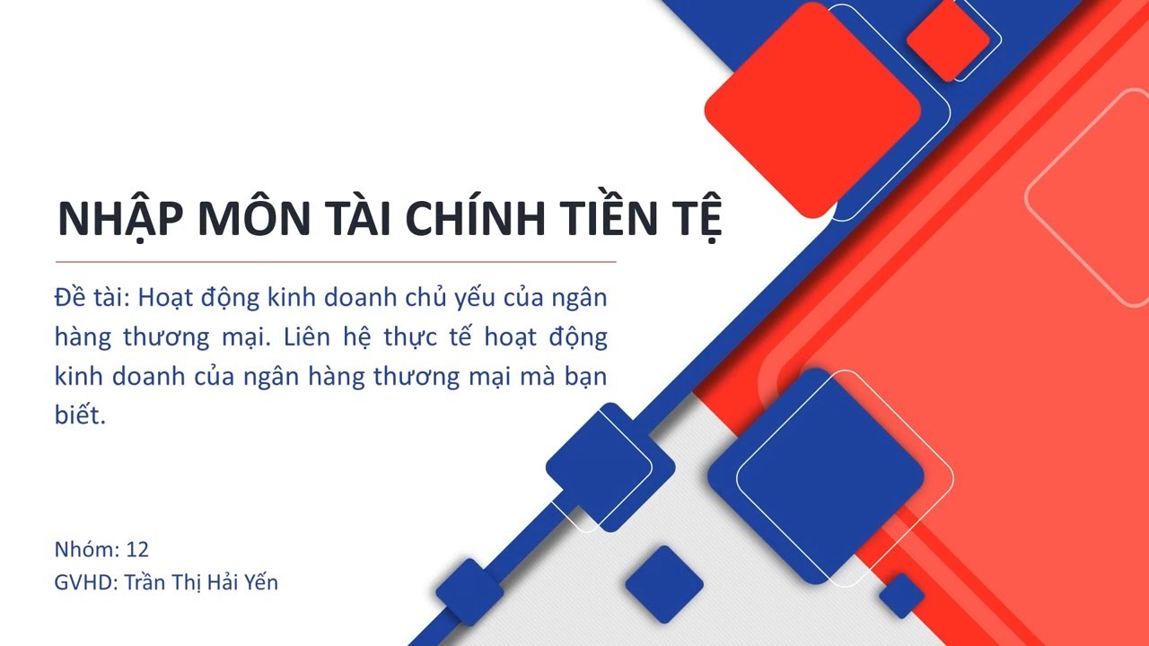 Mẫu slide Powerpoint thuyết trình nhóm "NHẬP MÔN TÀI CHÍNH"