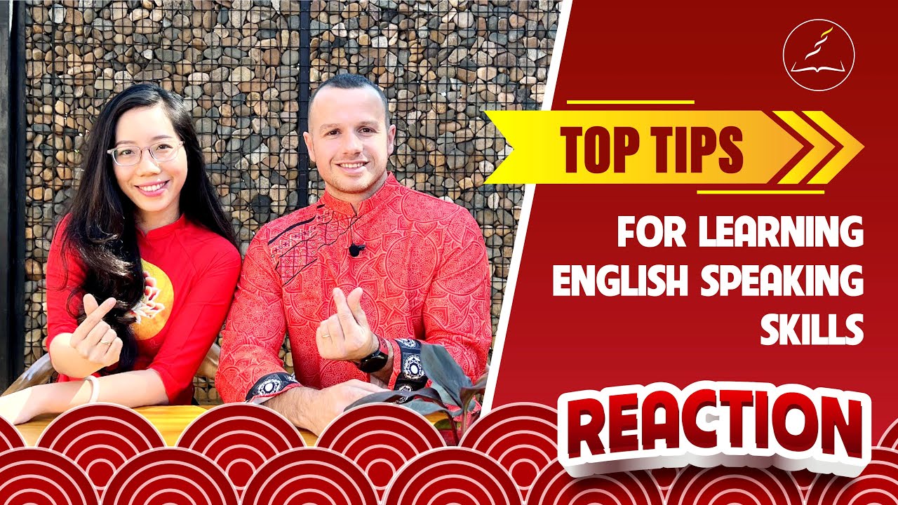 [Reaction] Top tips for learning English speaking skills (Train your voice) | Hoang Viet School