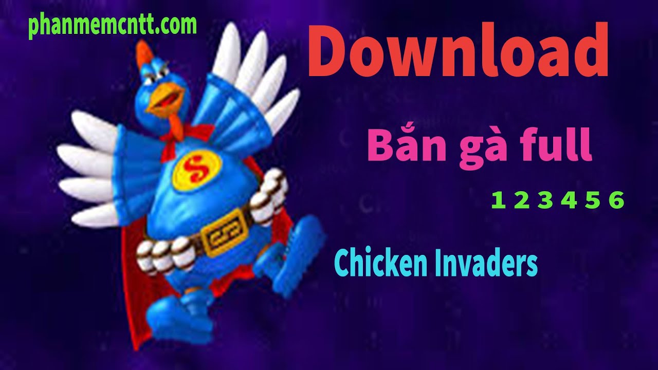 Tải game bắn gà cổ điển chicken Invaders 1 2 3 4 5 full