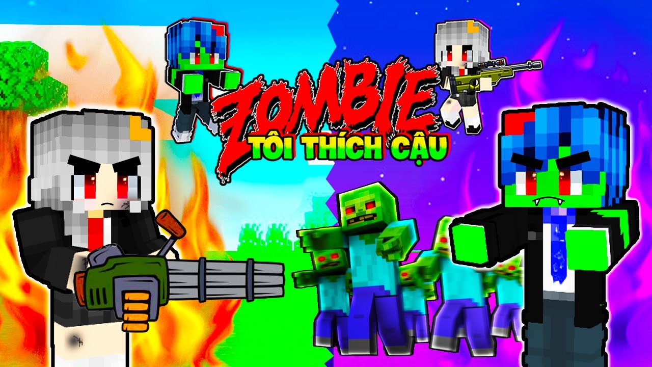 ZOMBIE TÔI THÍCH CẬU TẬP 1: THỢ SĂN SAMMY VÀ PHONG CẬN NGỐC THOÁT KHỎI XÁC SỐNG TRONG MINECRAFT