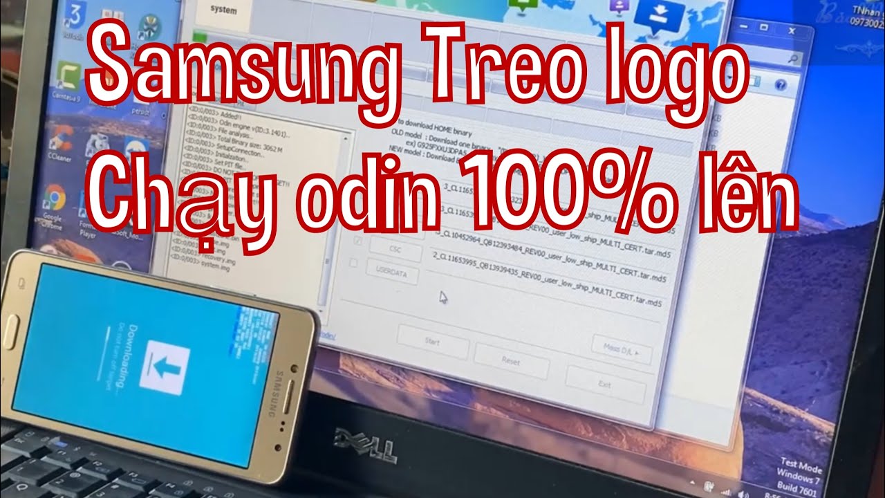 hướng dẩn úp rom samsung bằng odin khi lỗi treo máy || treo logo || Bảo Mobile