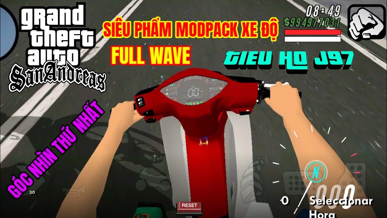 Cách Tải GTA San Mod Pack Xe Độ Việt Nam Siêu Phẩm Wave Độ Náo Loạn Hồ Gươm Cực Drill