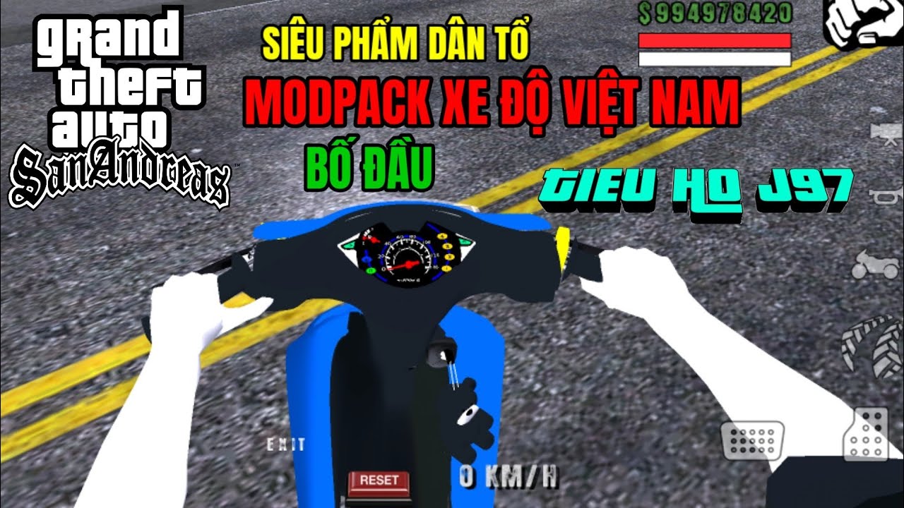 Cách Tải GTA San Mod Pack Xe Độ Việt Nam Siêu Phẩm Wave Độ Náo Loạn Hồ Gươm 2022 Full Tay Chân