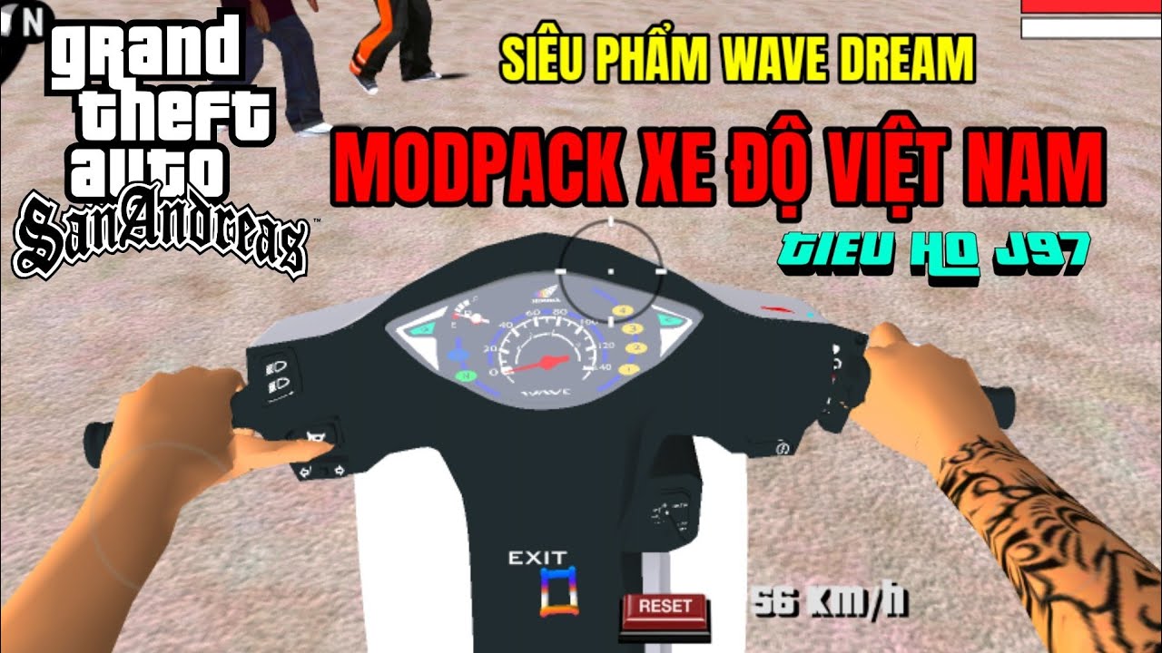 Cách Tải GTA San Mod Pack Xe Độ Việt Nam Siêu Phẩm Dân Tổ Náo Loạn Hồ Gươm Wave Dream Vario