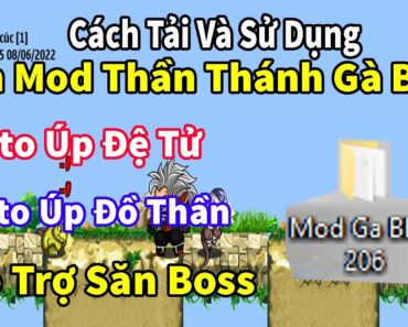 Ngọc Rồng Blue- Cách Tải Và Sử Dụng Bản Thần Thánh  Mod Gà Blue