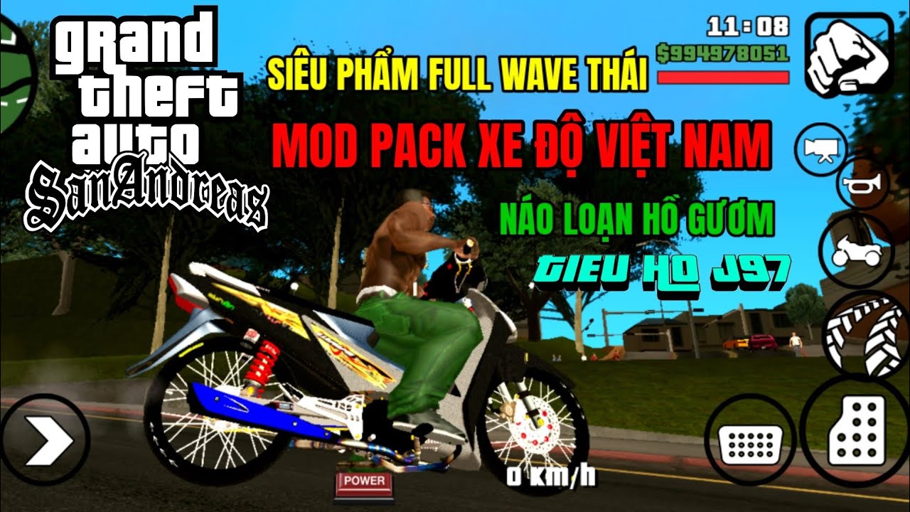 Cách Tải GTA San Mod Pack Xe Độ Việt Nam Wave Thái Siêu Phẩm Náo Loạn Hồ Gươm Hình Sự Rượt