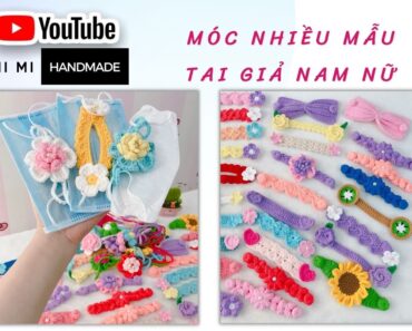 #211 Móc Nhiều Mẫu Tai Giả Đeo Khẩu Trang Cho Nam Nữ Rất Đẹp & Tiện Dụng | Mimi Handmade