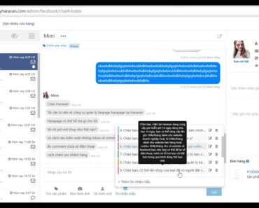 3. Cách Tạo Tin Nhắn Mẫu Trên Fanpage Với Harapage
